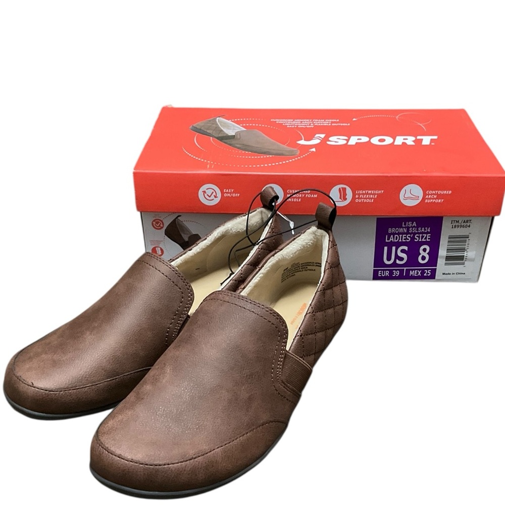 JSport Women's Casual Slip On Loafers Size 8 NEW NIB